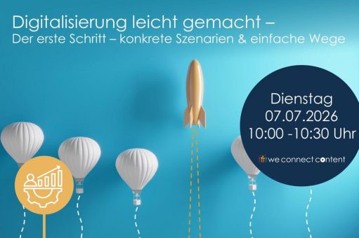 „Digitalisierung leicht gemacht – der pragmatische Einstieg für Hersteller“ – Folge 2 (Webinar | Online)