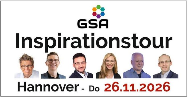 GSA-Inspirationstour – 6 Redner:innen je 10 Min. in HANNOVER (Networking | Hannover)