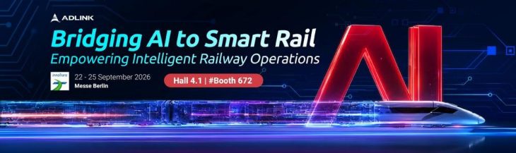 Join ADLINK at InnoTrans 2026 – Bridging AI to Smart Rail (Messe | Berlin)