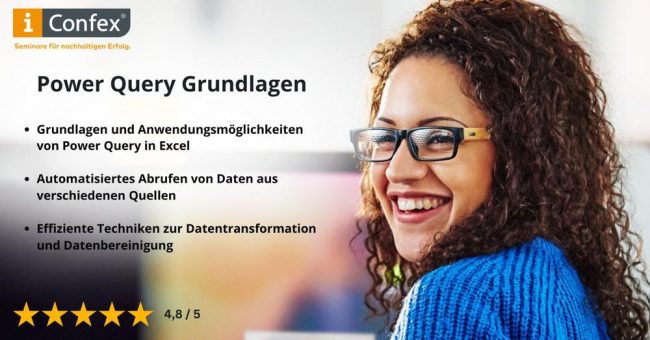 Excel Power Query Grundkurs (Seminar | Online)