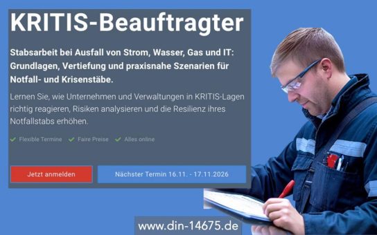 KRITIS-Beauftragter (Schulung | Online)