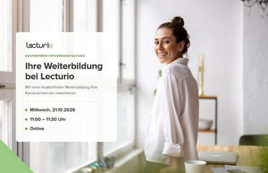 Kostenfreie Infoveranstaltung: Weiterbildung mit Bildungsgutschein bei Lecturio (Webinar | Online)