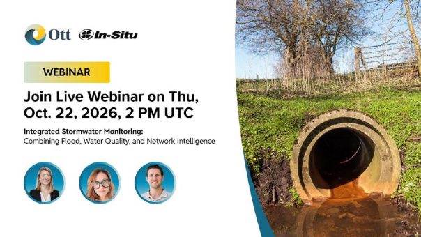 Integrated Stormwater Monitoring: Combining Flood, Water Quality, and Network Intelligence (Webinar | Online)
